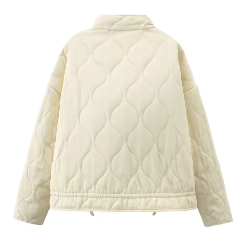 Jacket for Women | Regular Fit with Pocket Detail | Ivory Yellow1