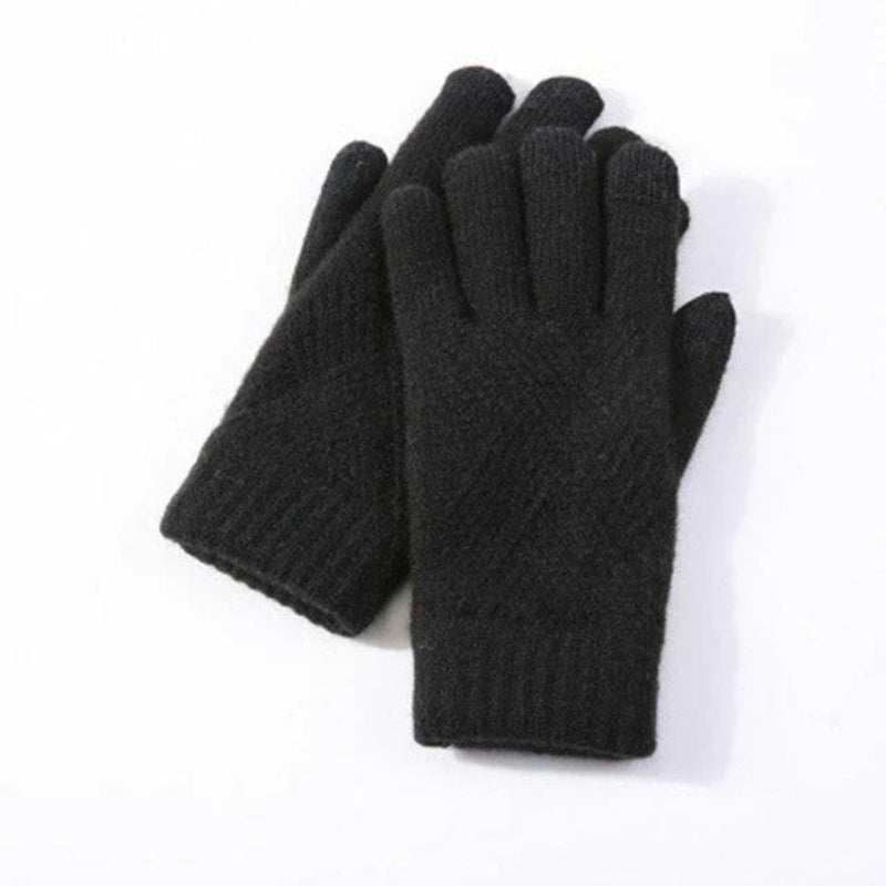 Knitted Gloves for Women | Warm and Comfortable | Black