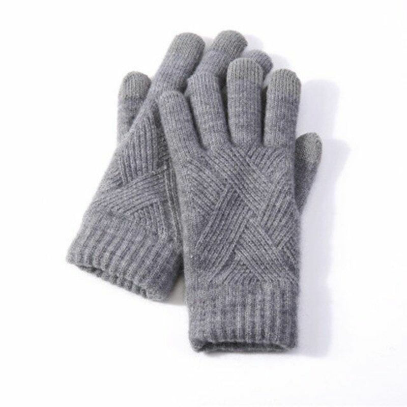 Knitted Gloves for Women | Warm and Comfortable | Dark Gray