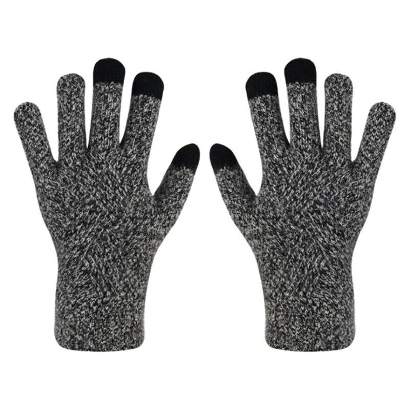 Knitted Gloves for Women | Warm and Comfortable | Gray