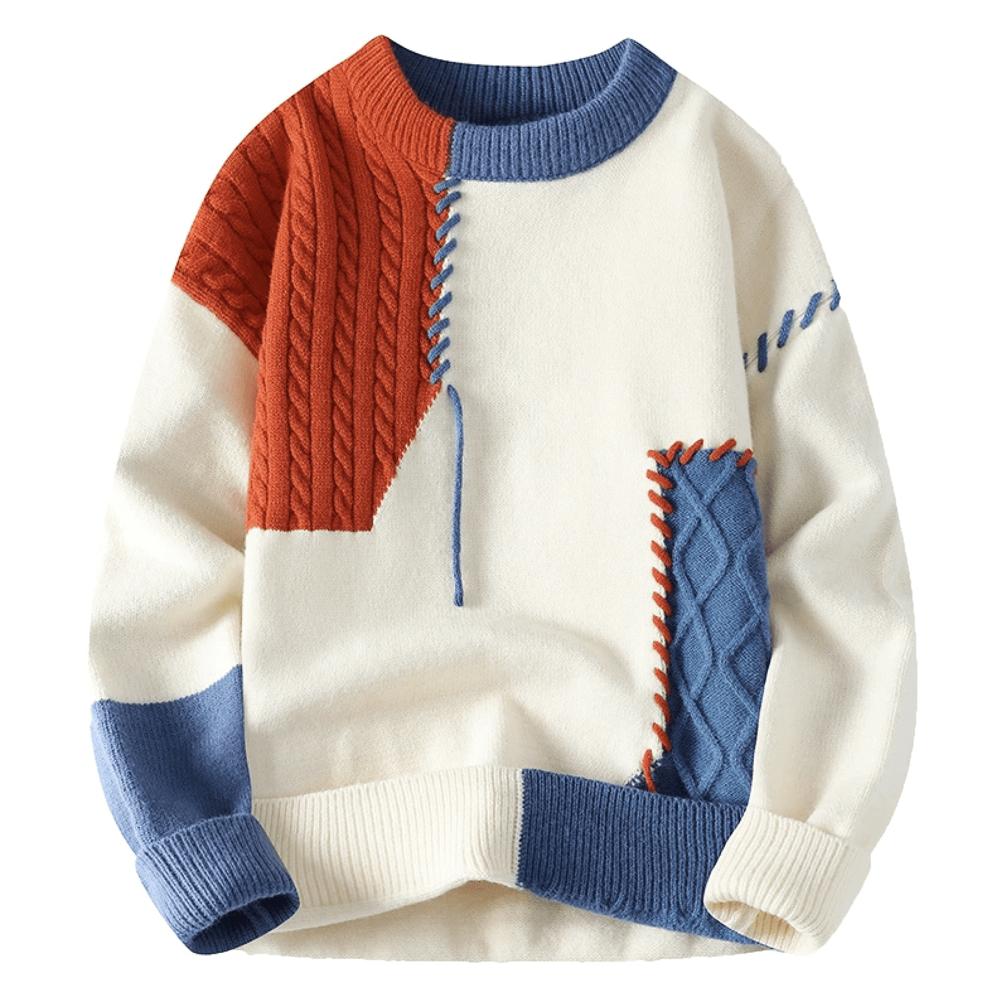 Knitted Sweater For Men | Slim Fit | Winter | Blue