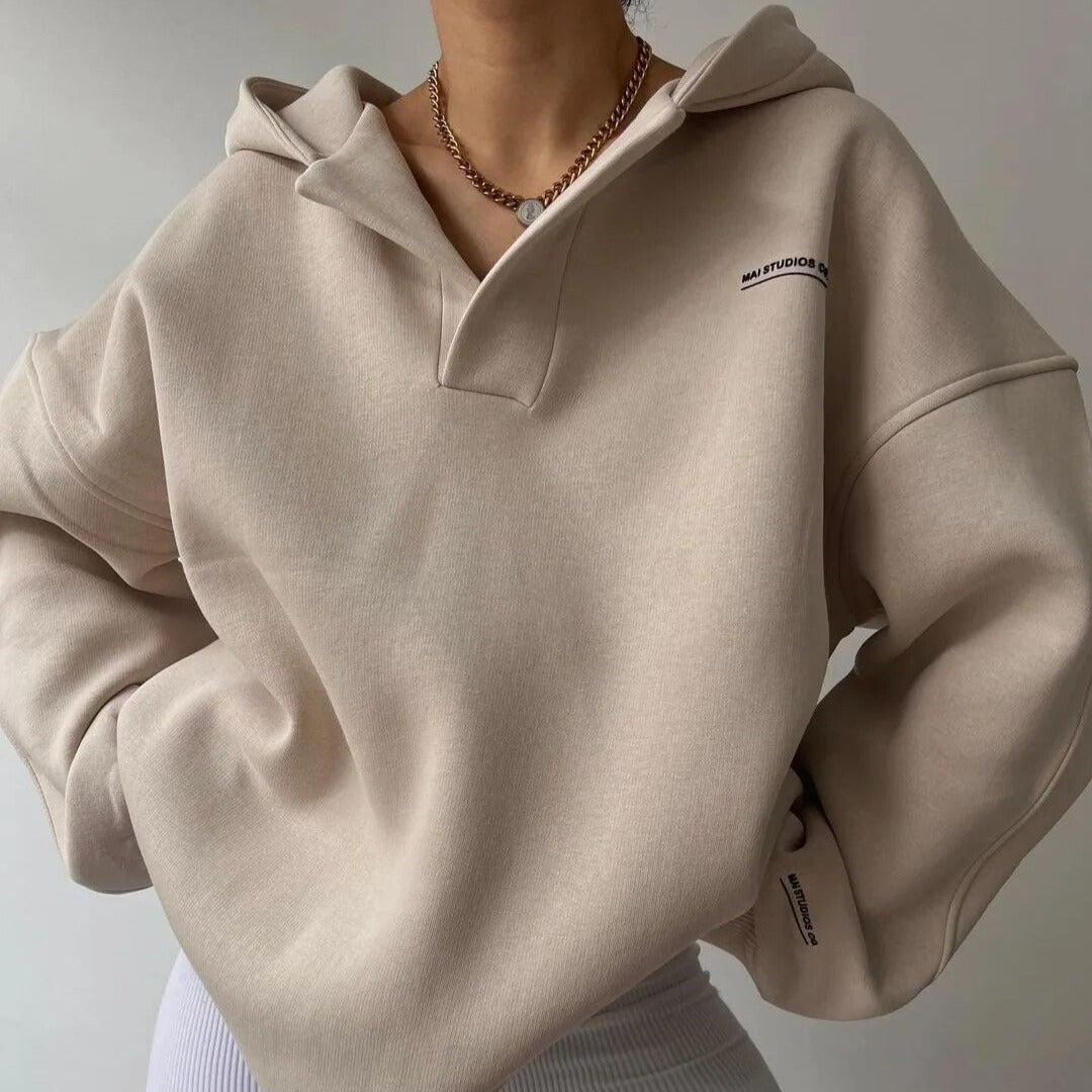 Knitted Sweater for Women | Regular Fit | Beige