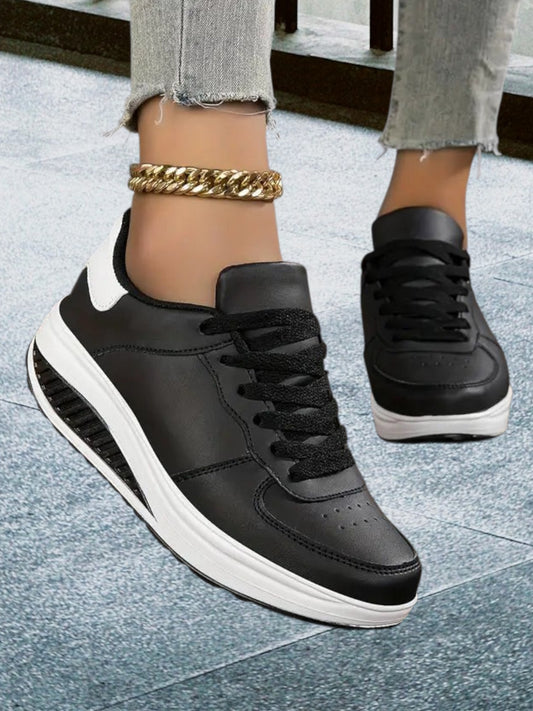 Lightweight Breathable Orthopedic Flex Shoes for Women with Modern Design | Black