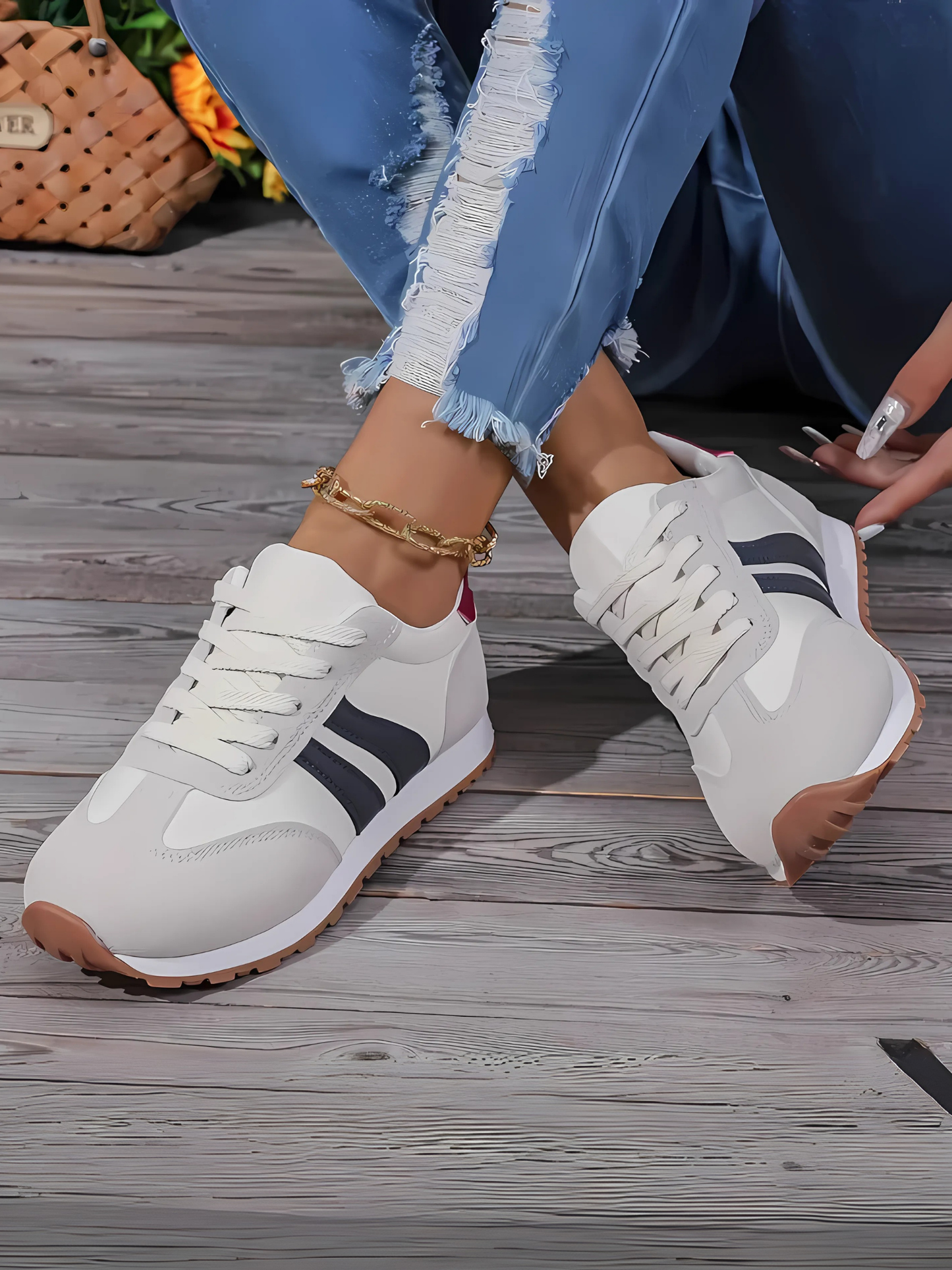 Lightweight Orthopedic Sneakers | Cushioned Insole | Navy Blue