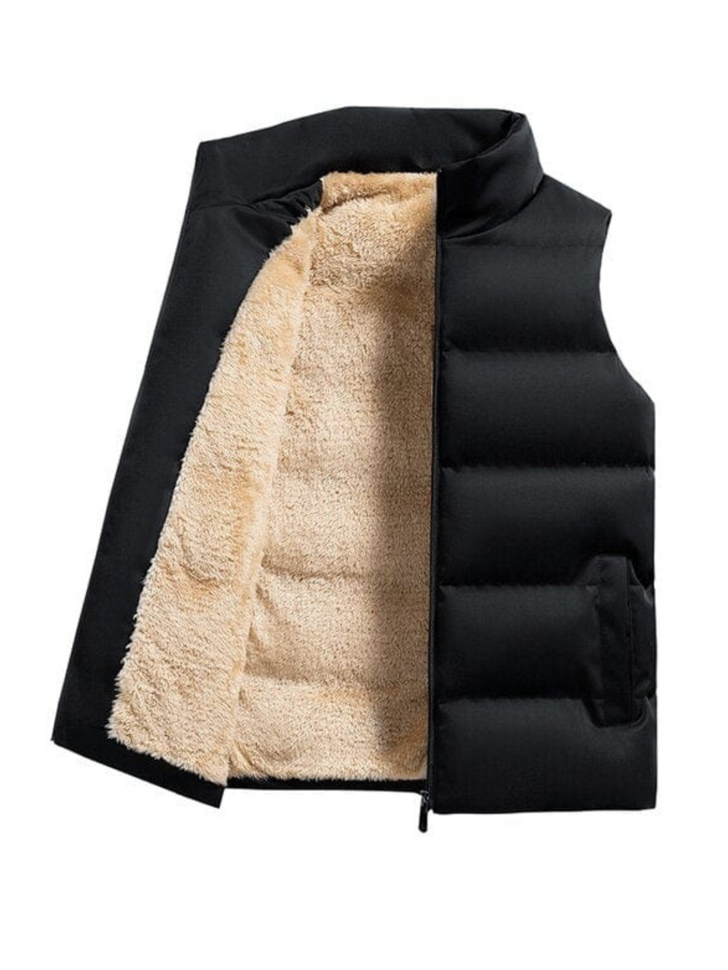 Lightweight Puffer Jacket for Men | Water-Resistant | Black