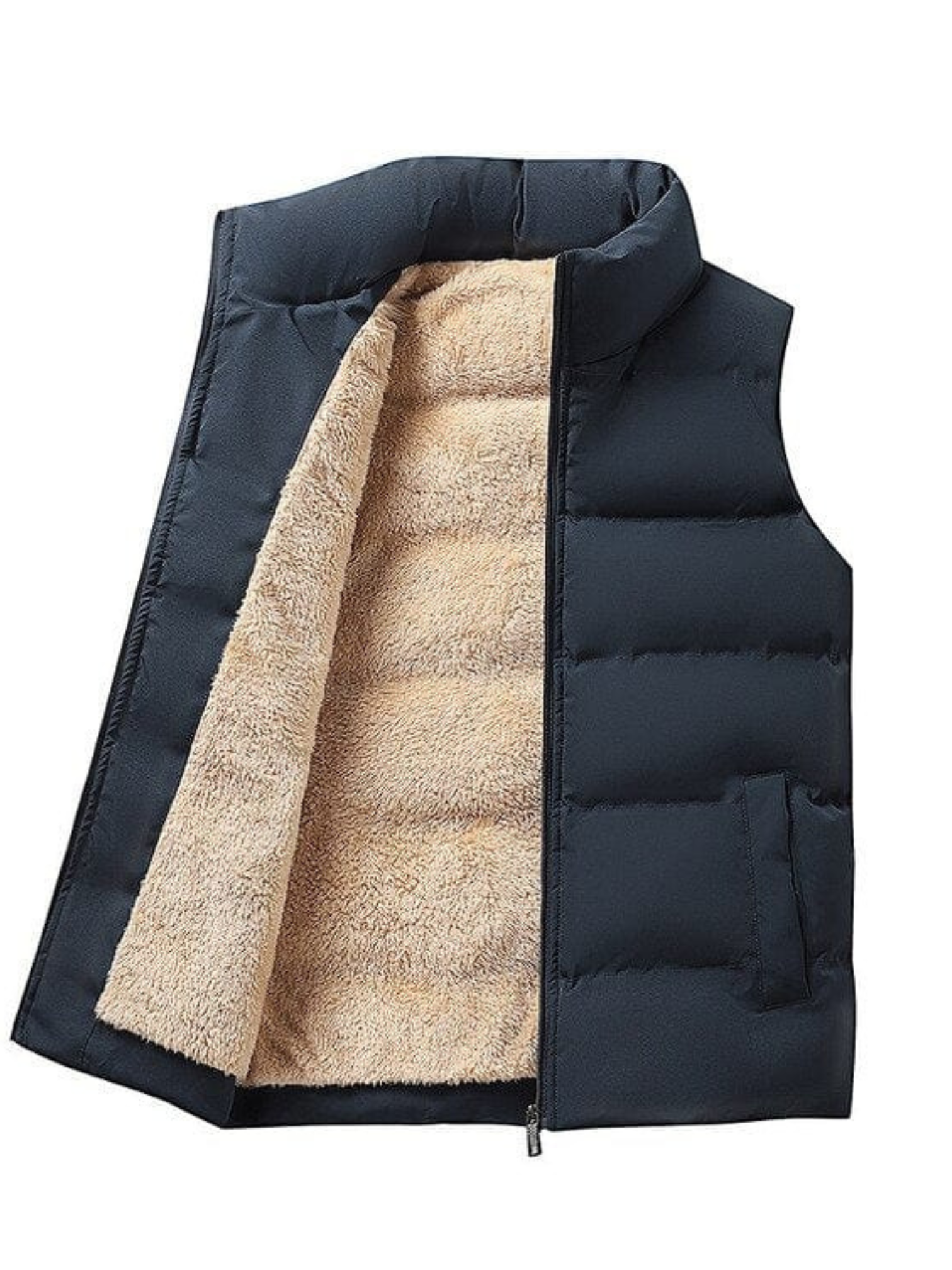 Lightweight Puffer Jacket for Men | Water-Resistant | Navy Blue