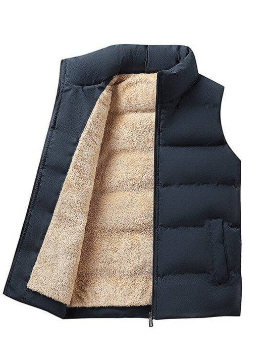 Lightweight Puffer Jacket for Men | Water-Resistant | Navy Blue