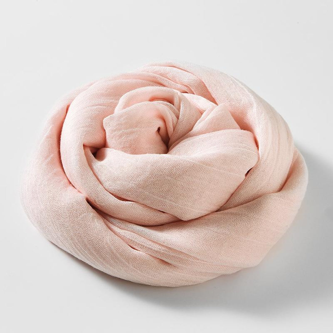 Lightweight Scarf for Women | Versatile Design | Light Pink