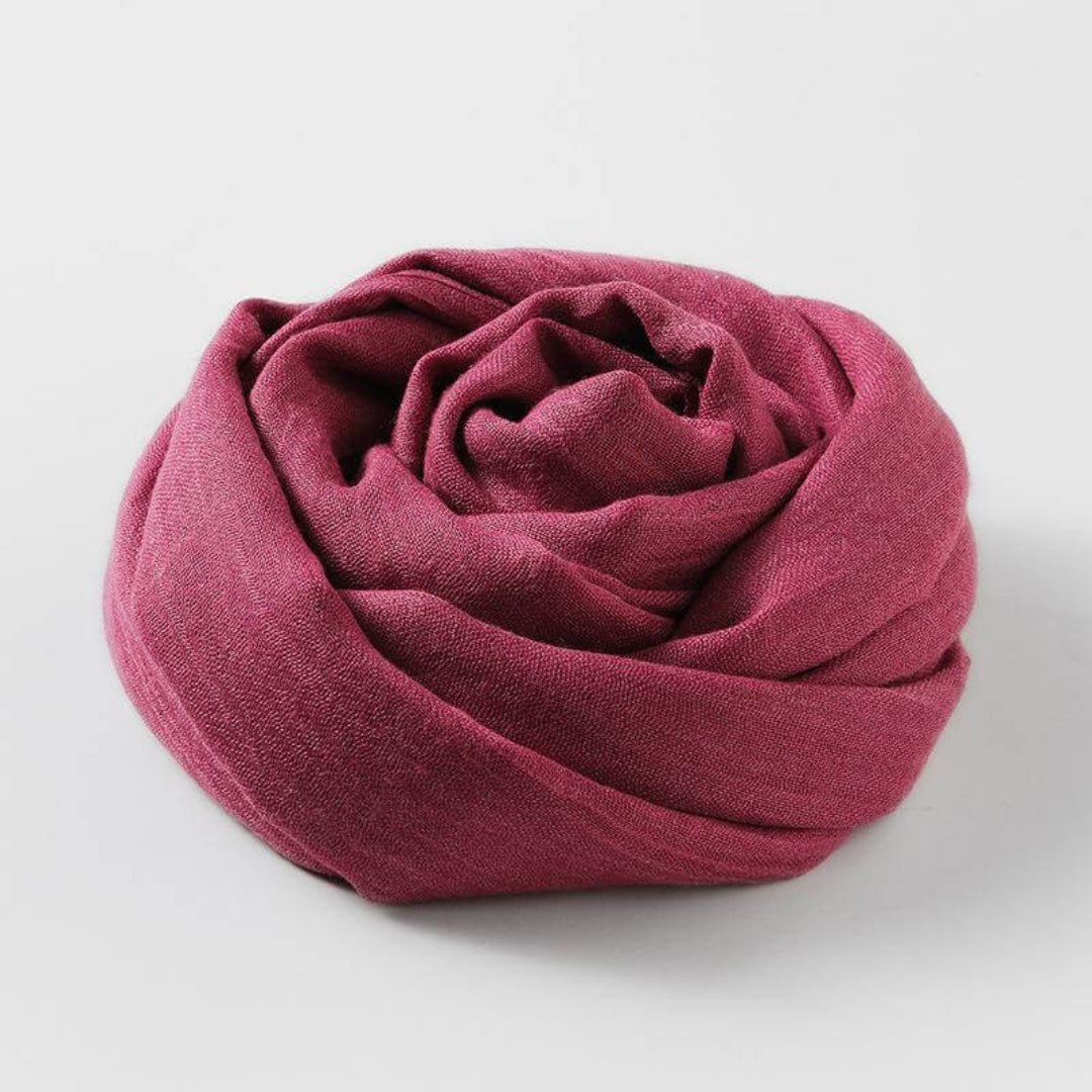 Lightweight Scarf for Women | Versatile Design | Red Pink