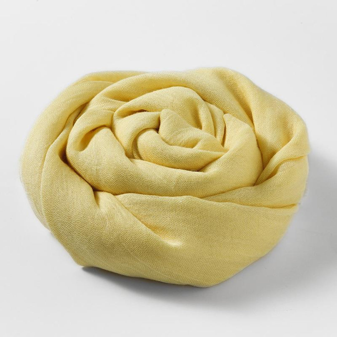 Lightweight Scarf for Women | Versatile Design | Yellow