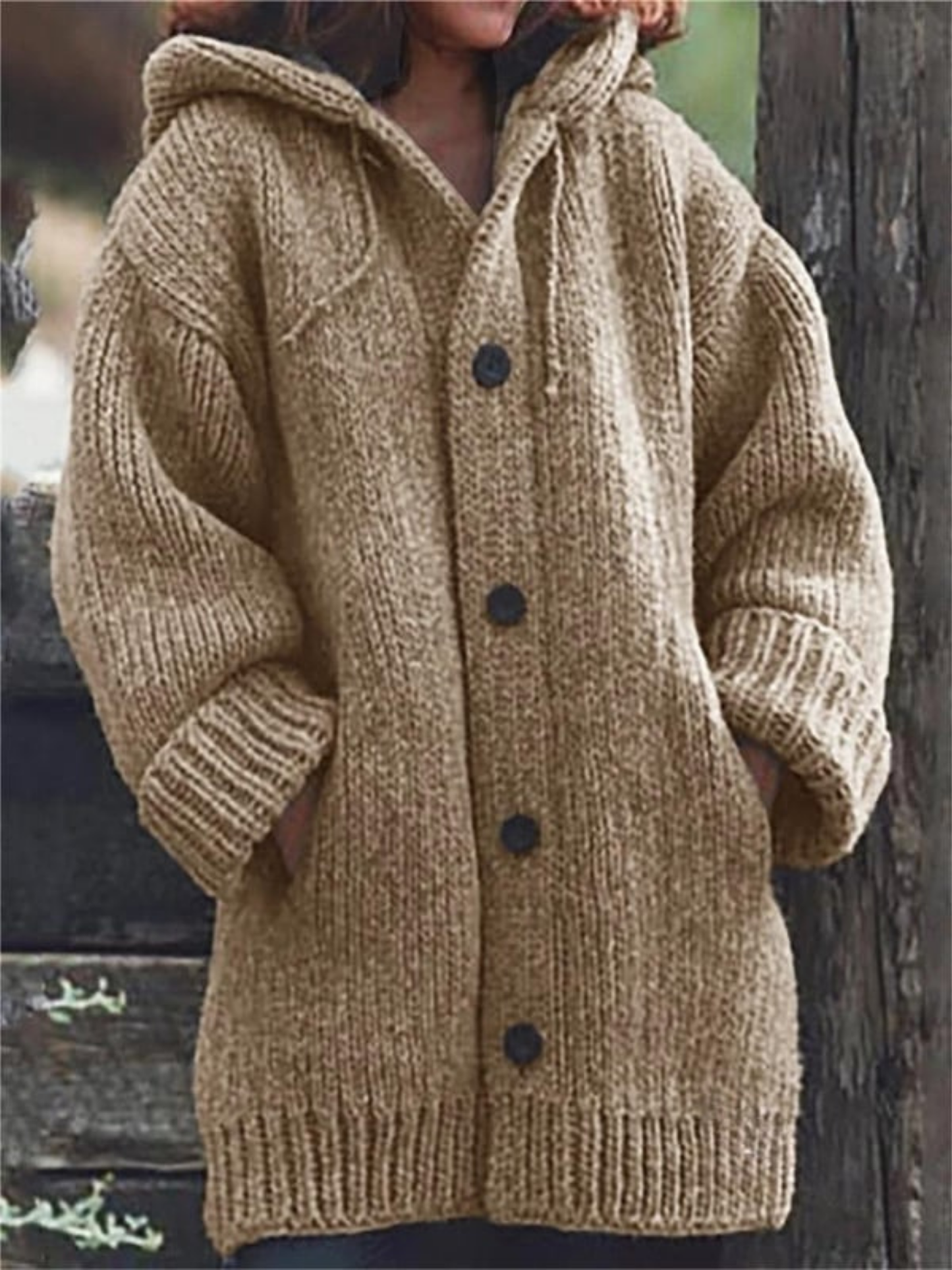 Long Cardigan for Women, Hooded | Long Length 3