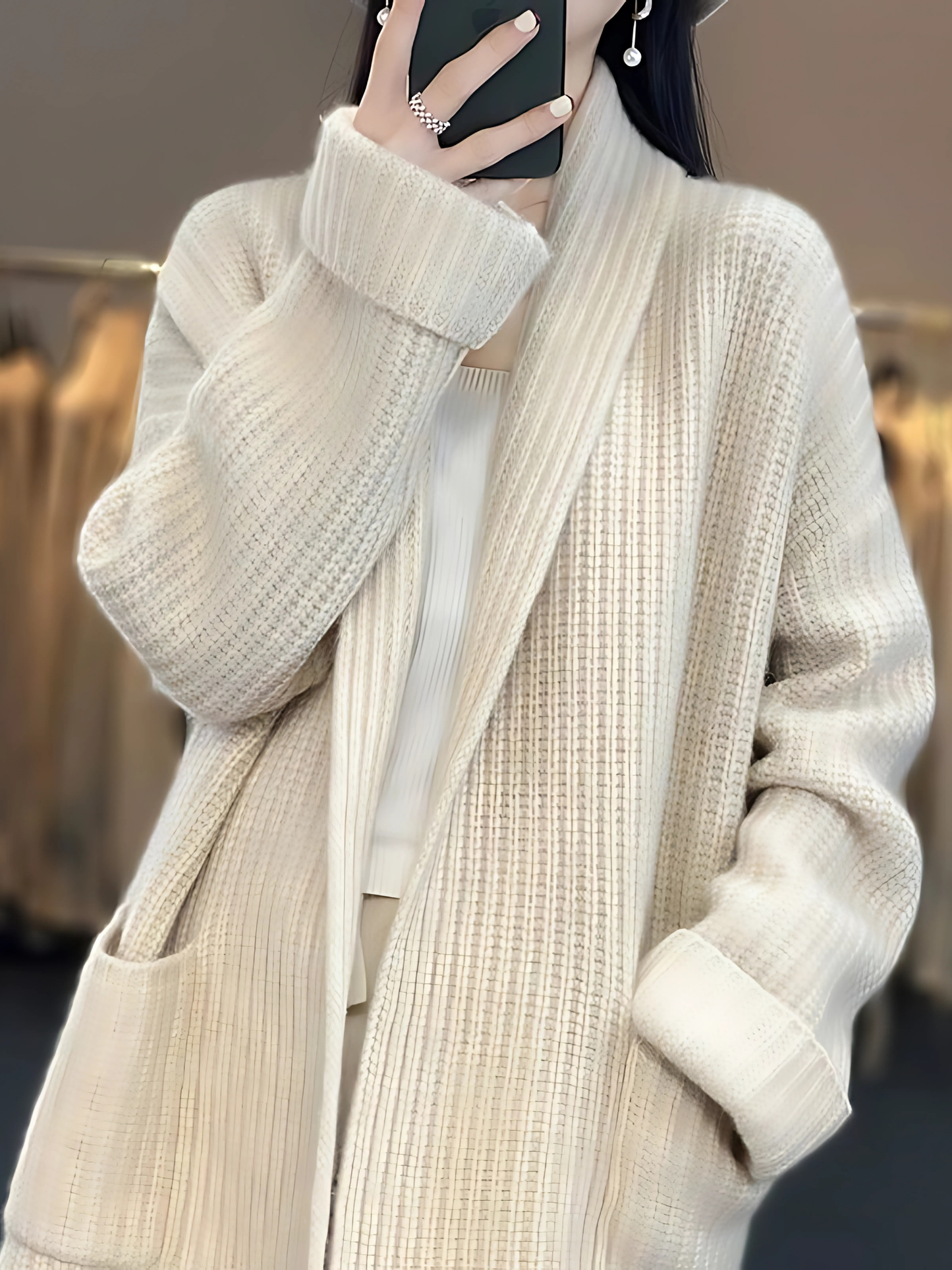 Long Cardigan for Women | Relaxed Fit 1