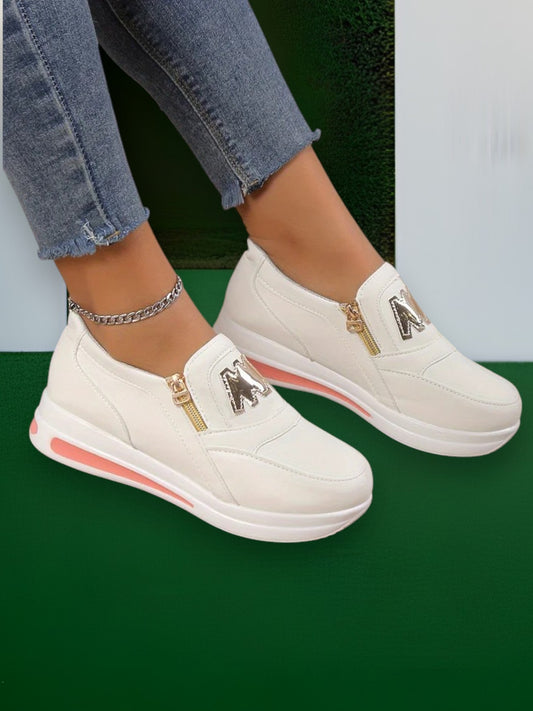 Maren | Women's Comfortable Slip-On Orthopedic Shoes with Breathable Design | White