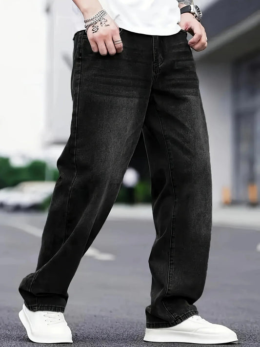 Men's Baggy Jeans | Relaxed Fit, Vintage Look | Casual 0