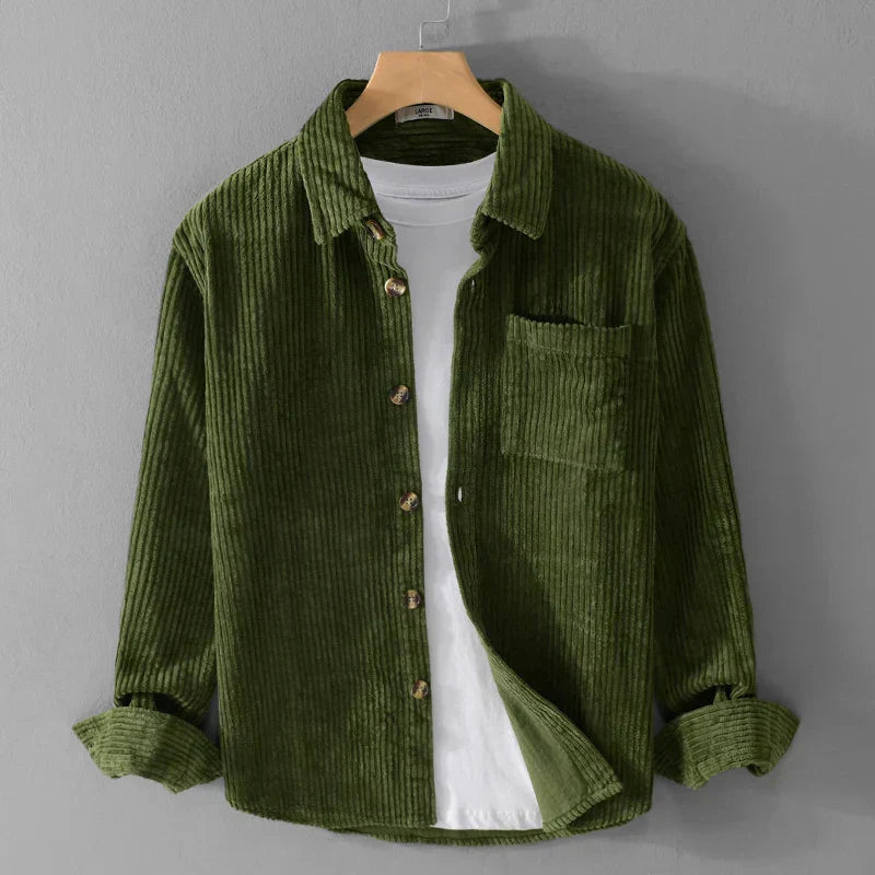 Men's Casual Cord Jacket | Long Sleeves | Regular Fit 0