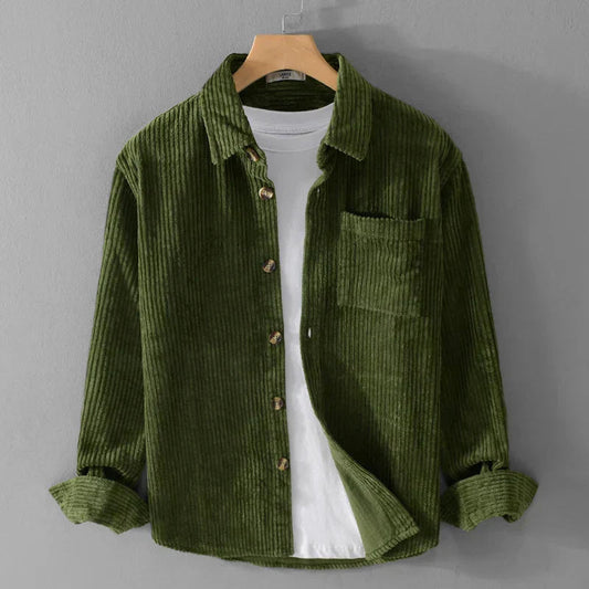 Men's Casual Cord Jacket | Long Sleeves | Regular Fit 0