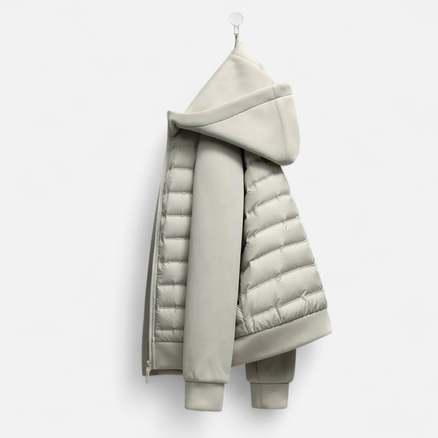 Men's Down Jacket | Spliced Quilted Design | Winter | Gray1