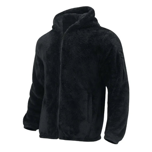 Men's Fleece Jacket | Hooded, Waterproof | Winter 0