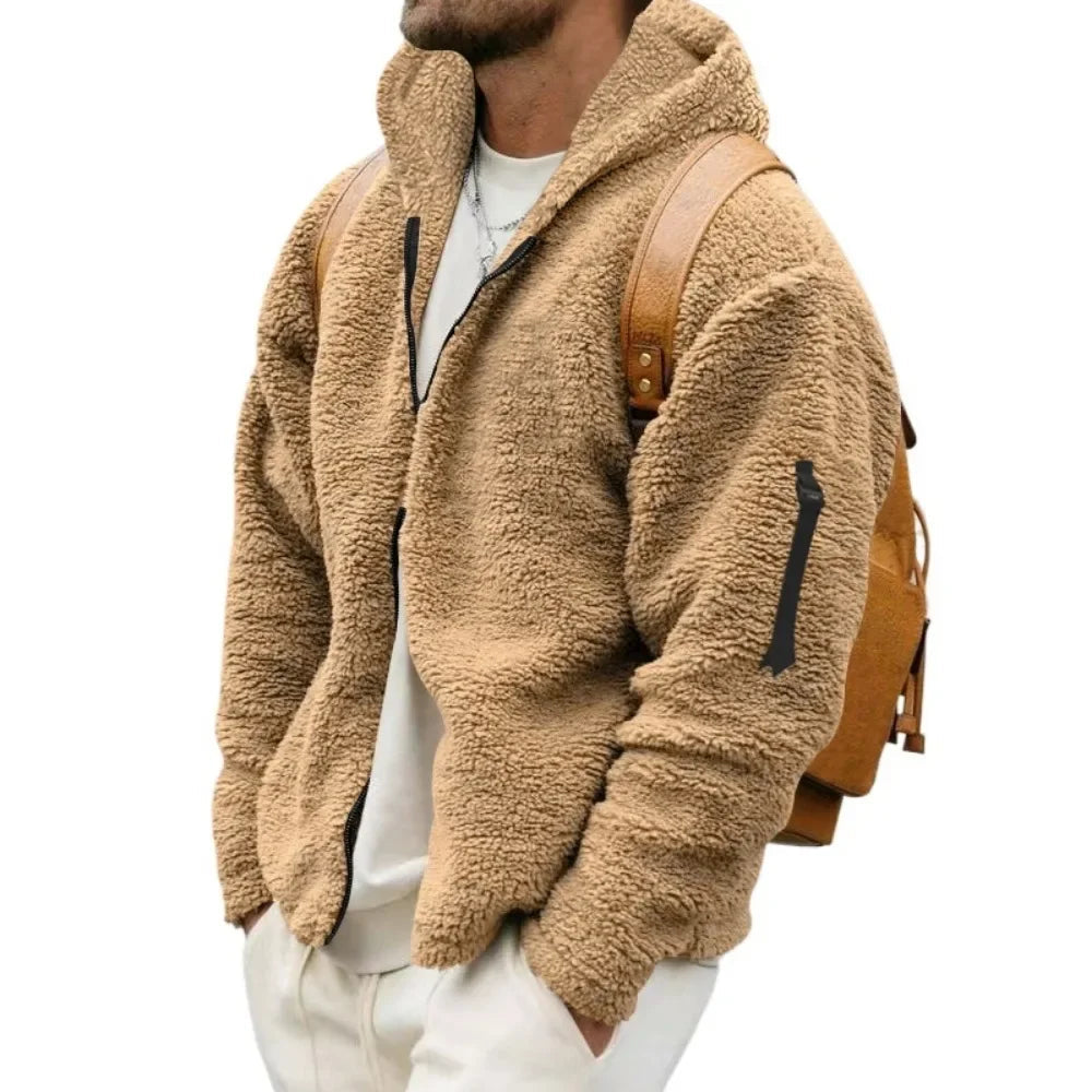 Men's Fleece Jacket | Hooded, Waterproof | Winter 1