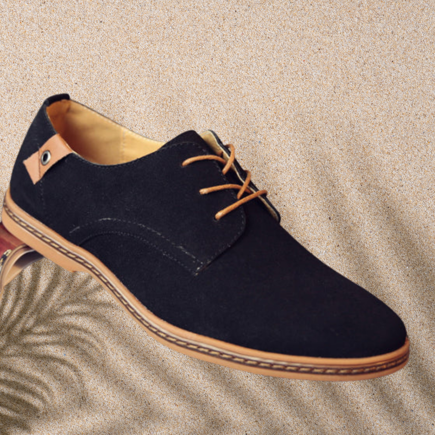 Men's Lace-Up Shoes – Cushioned Sole & Versatile Design | Black