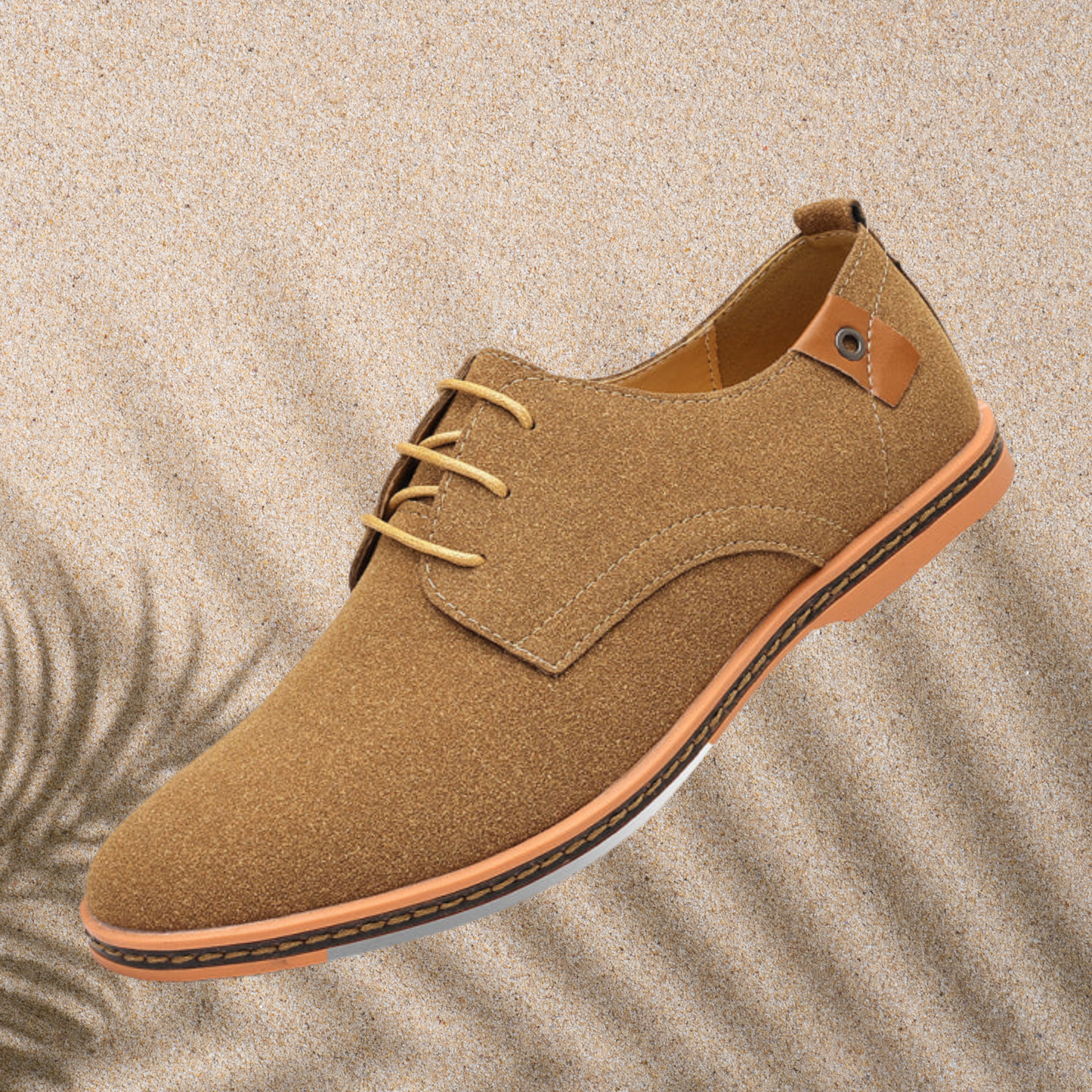 Men's Lace-Up Shoes – Cushioned Sole & Versatile Design | Brown