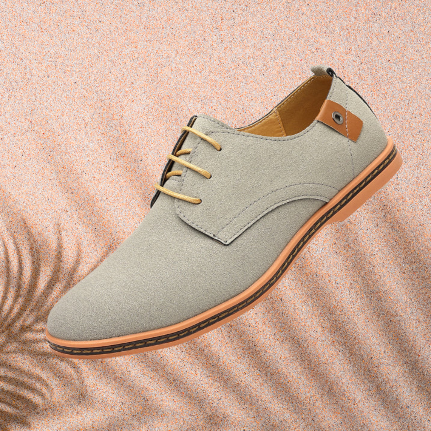 Men's Lace-Up Shoes – Cushioned Sole & Versatile Design | Gray