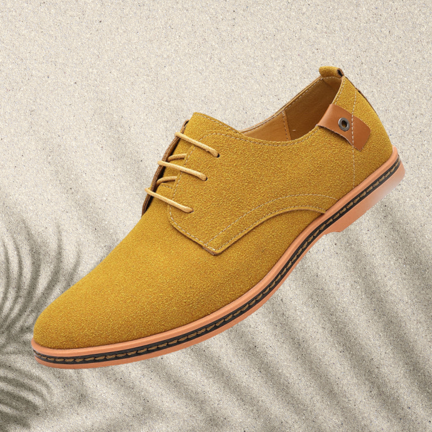 Men's Lace-Up Shoes – Cushioned Sole & Versatile Design | Lightbrown