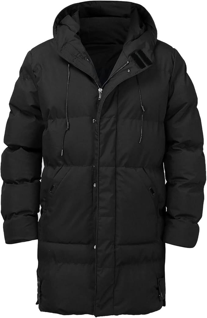 Men's Puffer Jacket | Hooded, Padded | Winter 1