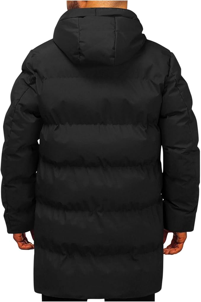 Men's Puffer Jacket | Hooded, Padded | Winter 2