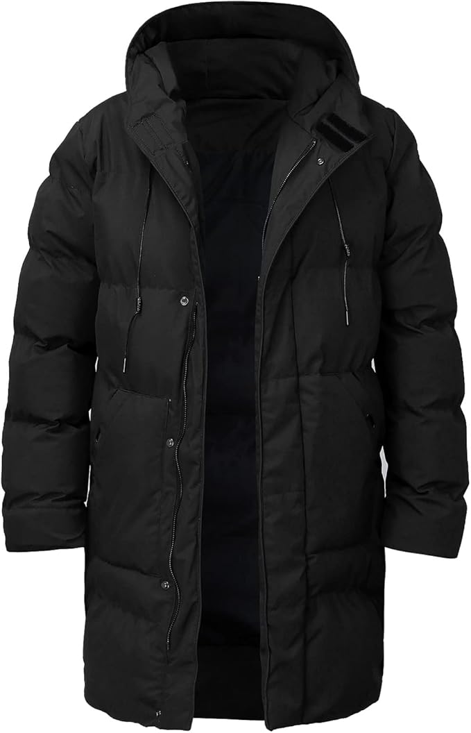Men's Puffer Jacket | Hooded, Padded | Winter 3