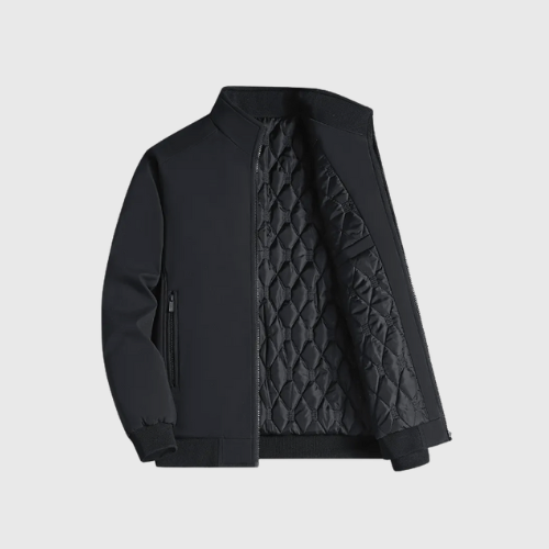 Men's Quilted Jacket | Warm, Breathable, Diamond Design | Winter 5