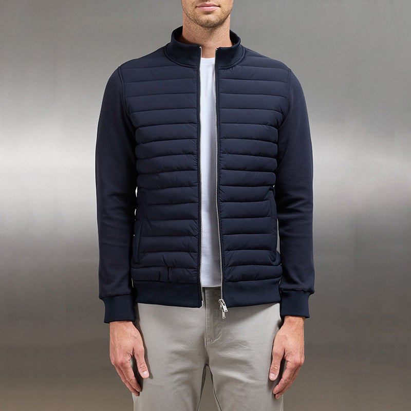 Men's Quilted Jacket | Water-Repellent, Stand-Up Collar | Winter 1