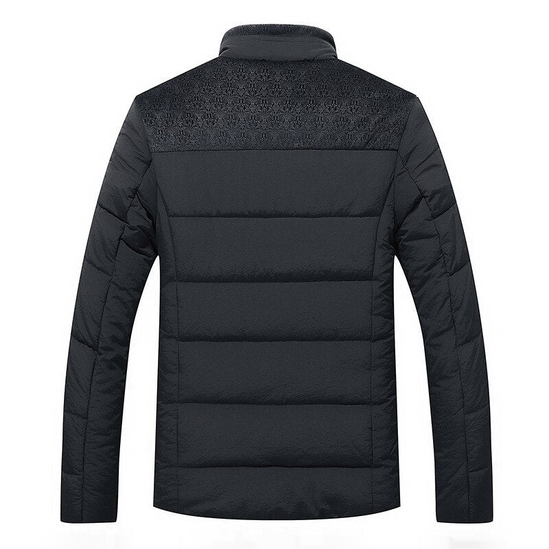 Men's Quilted Jacket | Windproof, Modern Design | Winter 2