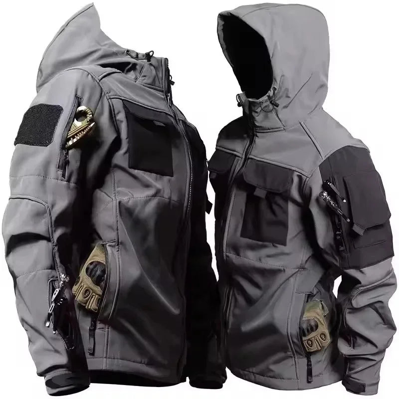 Men's Softshell Jacket | Hooded, Water-Repellent | Winter 1