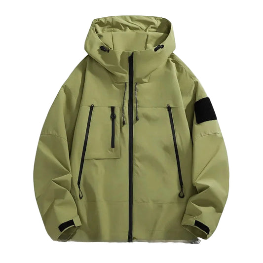 Men's Softshell Jacket | Loose Fit, With Hood | Breathable 0