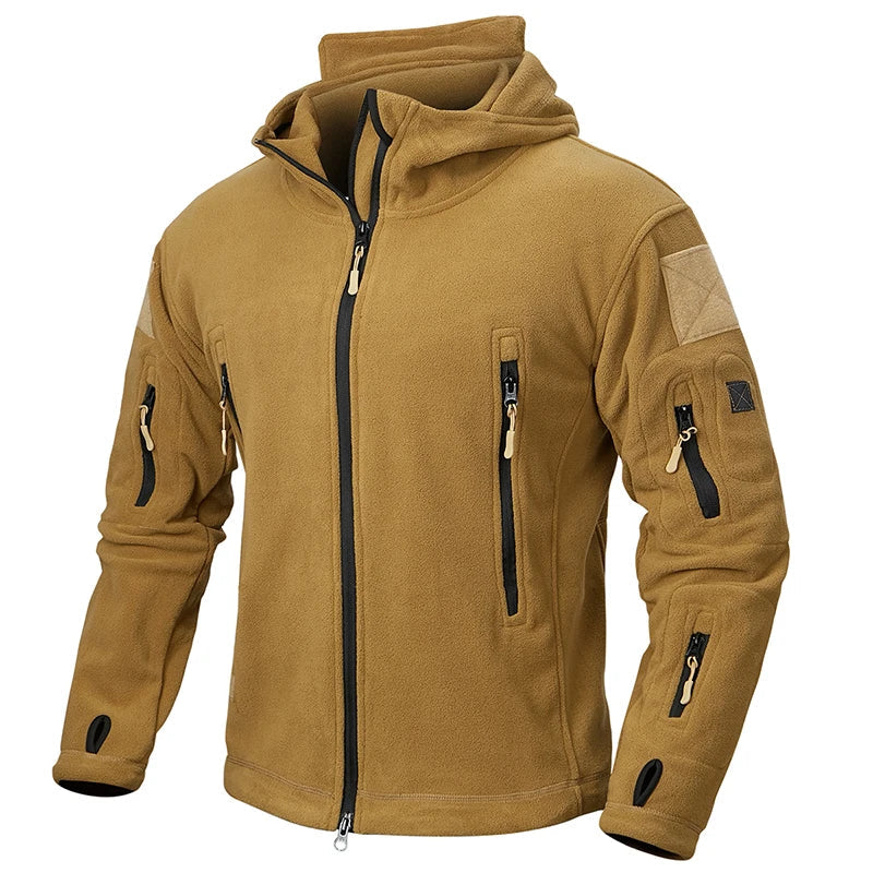 Men's Softshell Jacket | Water-Resistant, Removable Hood | Outdoor Feature 2