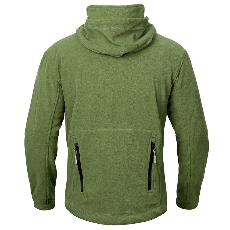 Men's Softshell Jacket | Water-Resistant, Removable Hood | Outdoor Feature 3