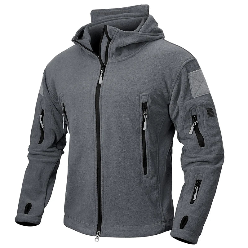 Men's Softshell Jacket | Water-Resistant, Removable Hood | Outdoor Feature 4