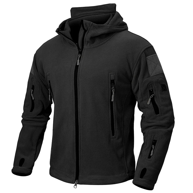 Men's Softshell Jacket | Water-Resistant, Removable Hood | Outdoor Feature 5