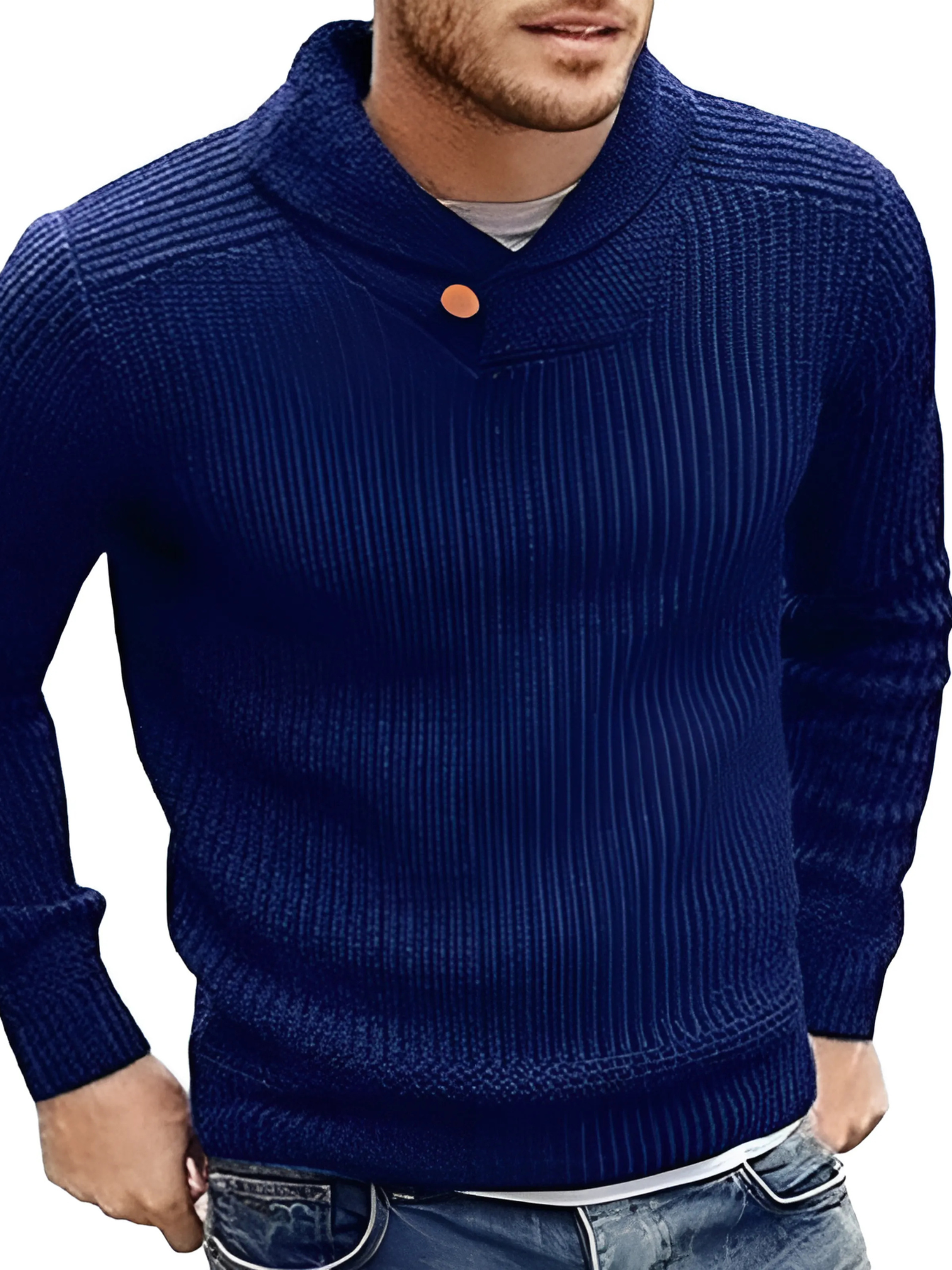 Men's Sweater, Knitted, Relaxed Fit | Winter 4