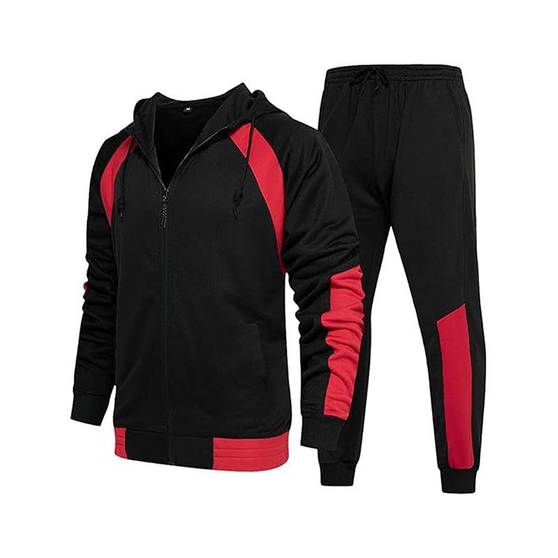 Men's Tracksuit, Hooded, Breathable Fabric | Regular Fit | Black
