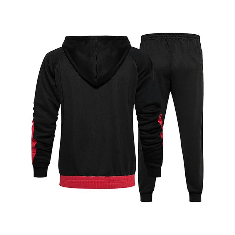 Men's Tracksuit, Hooded, Breathable Fabric | Regular Fit | Black1