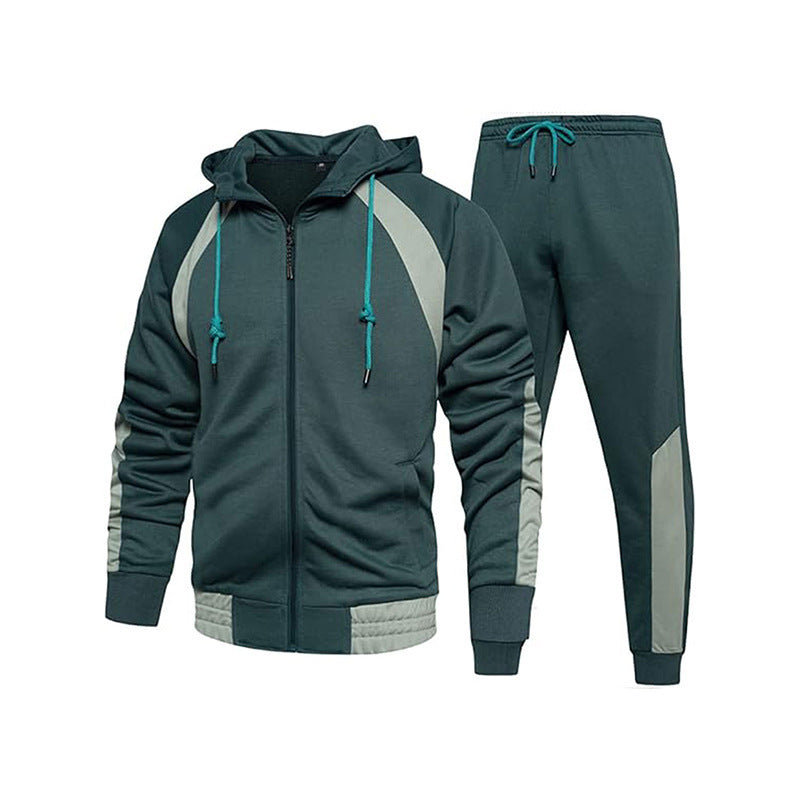 Men's Tracksuit, Hooded, Breathable Fabric | Regular Fit | Green