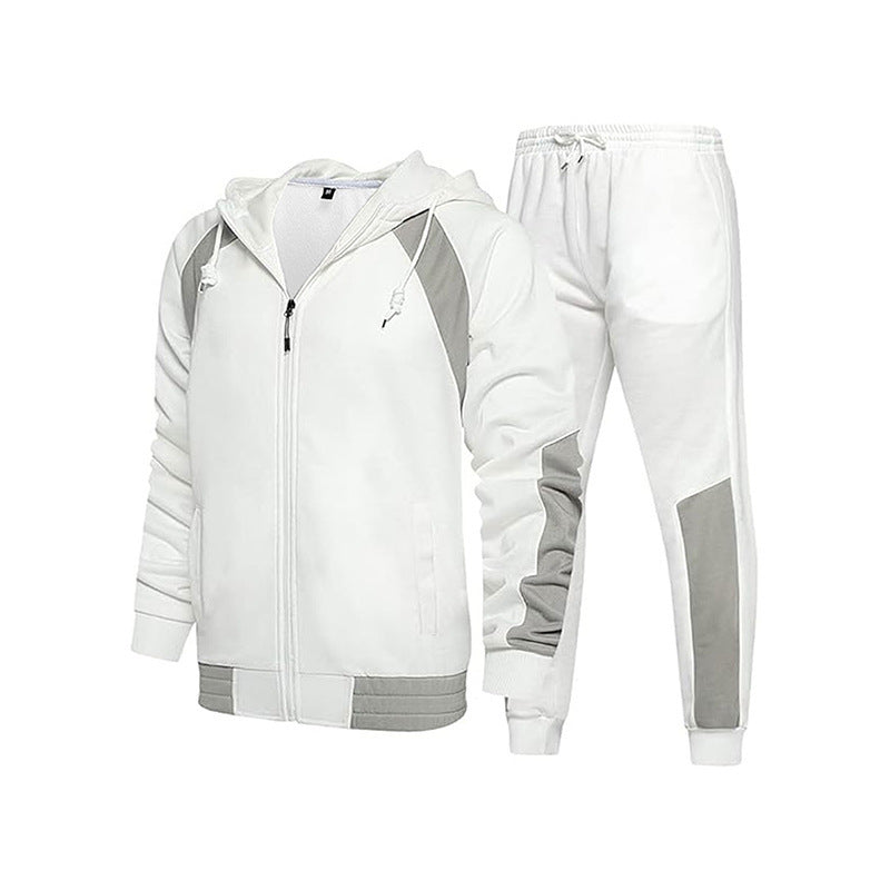 Men's Tracksuit, Hooded, Breathable Fabric | Regular Fit | White