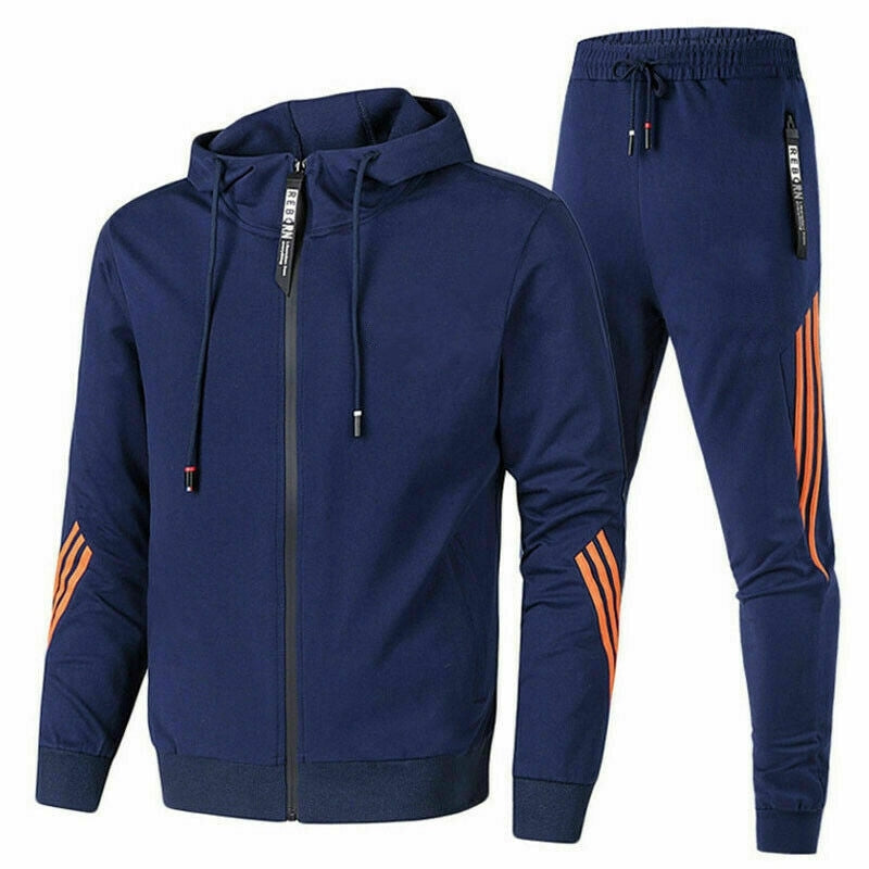 Men's Tracksuit | Regular Fit, Breathable Fabric | Casual | Blue