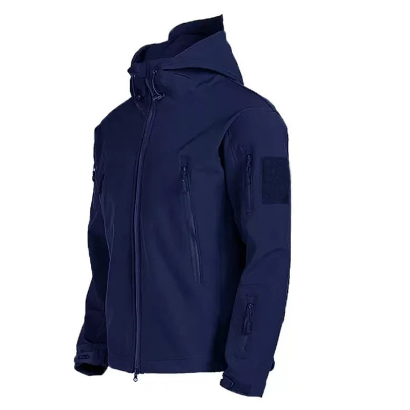 Men's Waterproof Fleece Jacket | Hooded Winter 4