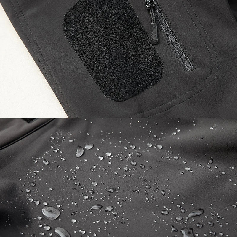 Men's Waterproof Fleece Jacket | Hooded Winter 6