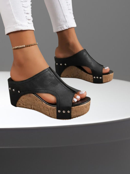 Mia | Stylish Orthopedic Sandals for Women with Arch Support and Breathable Design | Black