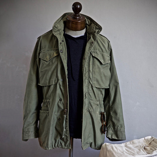 Military Field Jacket for Men | Adjustable Fit | Green