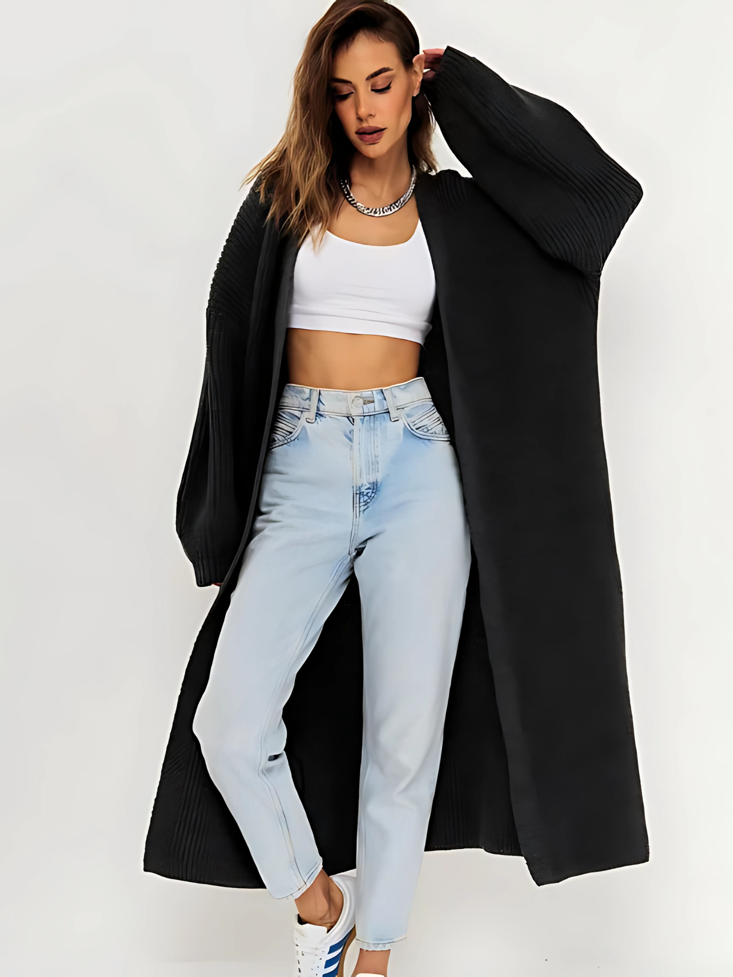 Open Front Cardigan for Women | Relaxed Fit 1
